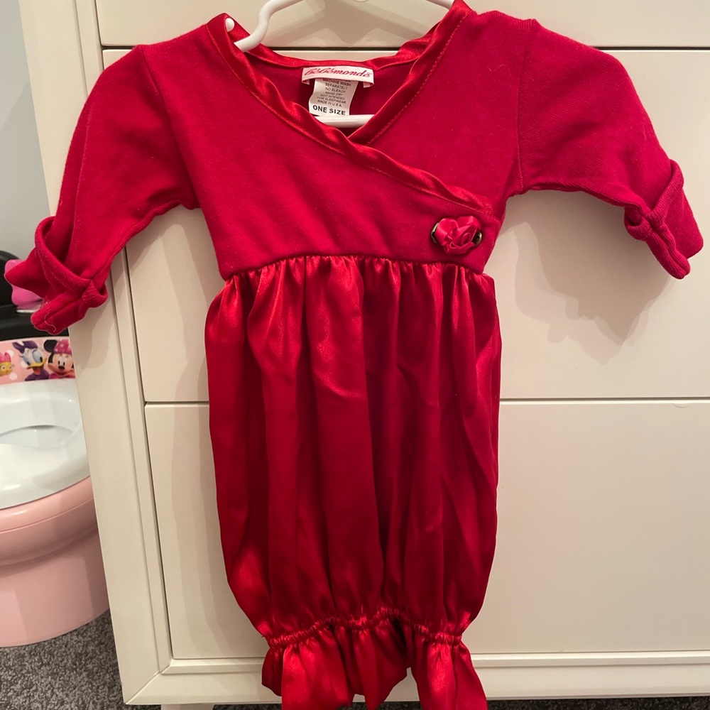 Newborn Christmas dress